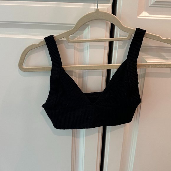 Urban Outfitters Other - URBAN OUTFITTERS OUT FROM UNDER seamless ribbed bralette in black